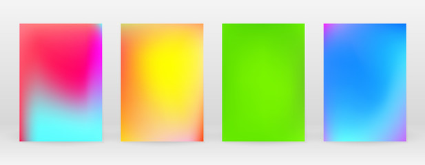 Naklejka premium Pastel Soft. Rainbow Gradient Set Color Background