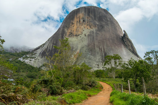 Pedra Azul State Park. Beautiful Rock Mountain In The State Of Espírito Santo, Brazil