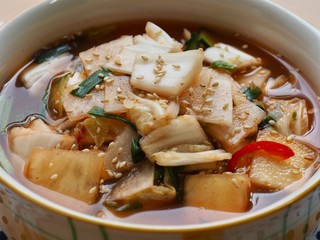 한국의 전통음식 물김치
