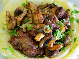 food, meal, meat