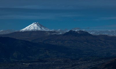 Cotopaxi volcano in Ecuador