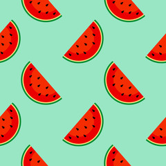 watermelon seamless pattern for  cartoon texture, textile fabric, print. Hipster spring wrapping paper, book cover, clothes, and pattern for kids, children. Hand drawn vector illustration.