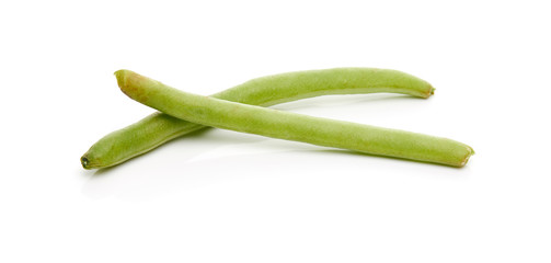 Green Bean Isolated on White Background