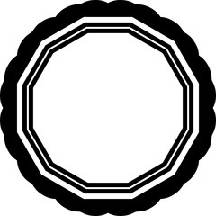 Monochrome Simple emblem mark