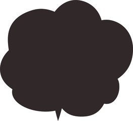 Cute Cartoon Cloudy clouds Speech bubble