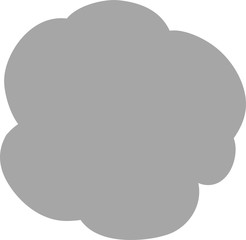 Cute Cartoon Cloudy clouds Speech bubble