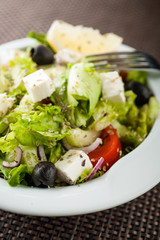 Greek salad with Feta cheese
