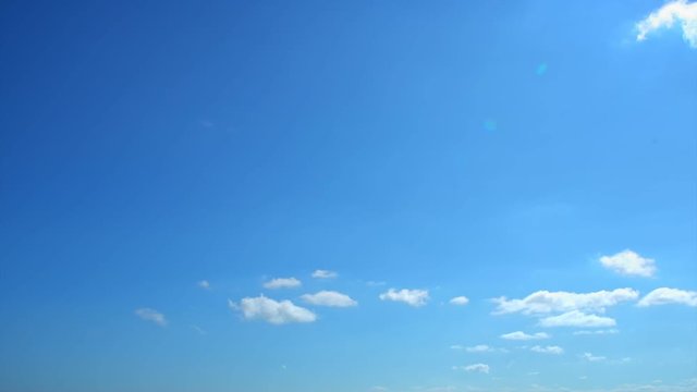 Time-lapse photography of cloud with blue sky background