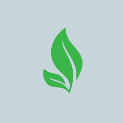Leaf Logo Plant Eco Green Isolated Nature