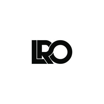 lro letter original monogram logo design