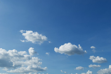 Blue sky and clouds