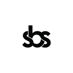 sbs letter original monogram logo design