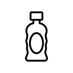 mouthwash to maintain healthy teeth icon vector. mouthwash to maintain healthy teeth sign. isolated contour symbol illustration