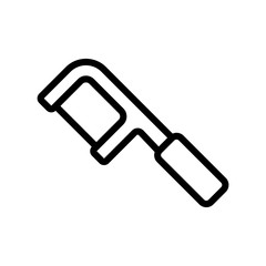 manual dental floss with holder icon vector. manual dental floss with holder sign. isolated contour symbol illustration