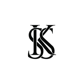 sks letter original monogram logo design