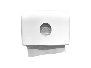 Isolated of tissue box on white background with clipping path.