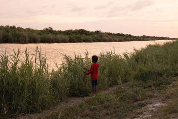 Kid Fishing