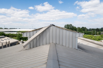 An aluminum roof