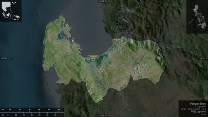 Pangasinan, Philippines - composition. Satellite © Yarr65