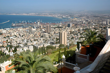 Panoramic View of Haifa, Israel