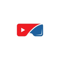 Virtual Reality logo and  icon