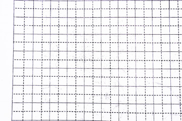 white square paper background, notebook letter