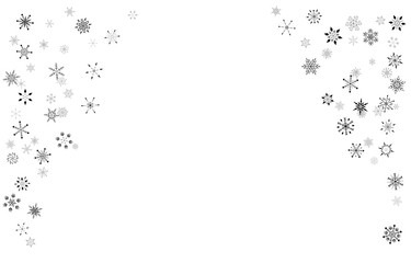Fototapeta na wymiar 背景素材：雪の結晶が降っているイラスト