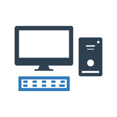 Desktop computer icon