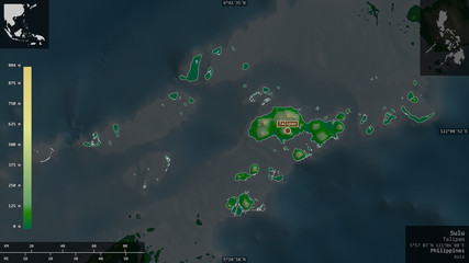 Sulu, Philippines - composition. Physical