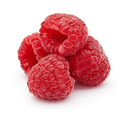 Raspberry Isolated on White Background