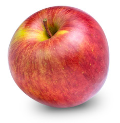 Fresh  Apple on white background,Red apples isolated on white background. With clipping path.