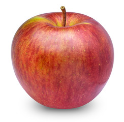 Fresh  Apple on white background,Red apples isolated on white background. With clipping path.