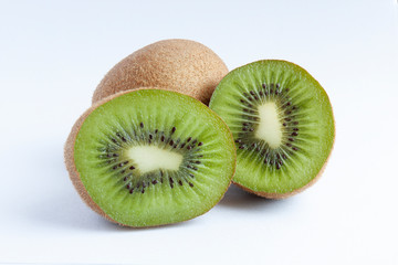 kiwi fruit isolated on white background