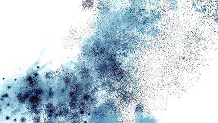 Firework effect as background