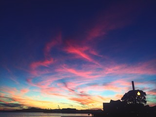 Fototapeta na wymiar Low Angle View Of Sky At Sunset