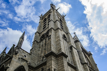 Fototapeta na wymiar The Church of Saint Severin, Paris, France.