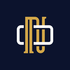 Initial Letter NO ON Monogram Logo Design