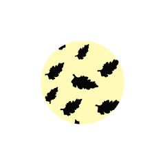 Illustration background with circle pattern