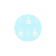 Illustration background with circle pattern