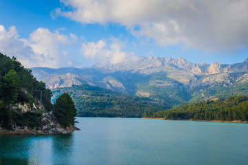 Gudalest Valley is a beautiful place in the mountains. Alicante province. Spain