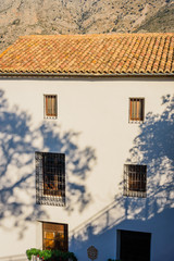 Guadalest is a picturesque old town in the mountains. Alicante province. Spain