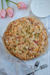 sweet rhubarb pie 