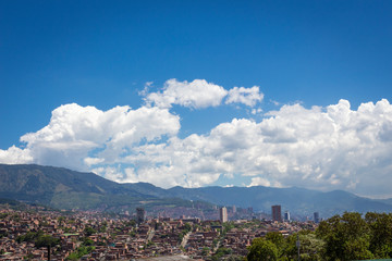 Medellín, Antioquia / Colombia. November 22, 2018. Medellín is the capital of the mountainous province of Antioquia (Colombia). Nicknamed the "city of eternal spring"