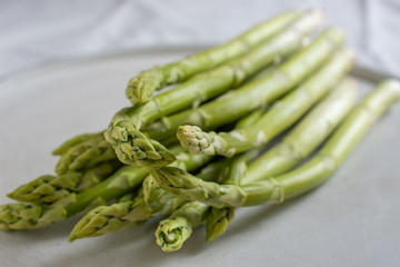 Asparagus. Fresh Asparagus. Green Asparagus. Bunches of green asparagus