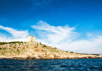 Watchtower near Santa Caterina (Torre dell'Alto), Salento, south Italy