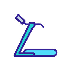 professional cross country track icon vector. professional cross country track sign. color symbol illustration