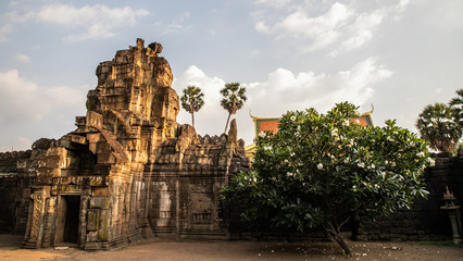 Nokorbachey temple (Nokor Bachey pagoda), Kampong Cham, Cambodia