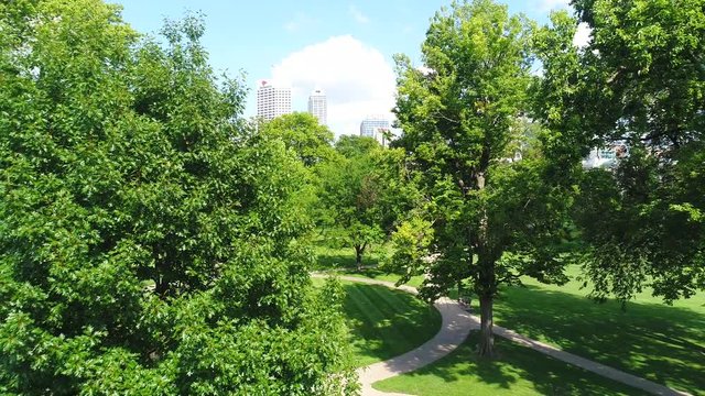 Descending in Military Park in Downtown Indianapolis - Part 2