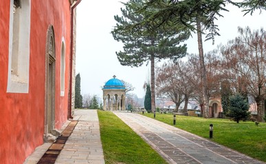 orthodox church monastery building.
