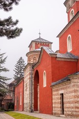 orthodox church monastery building.